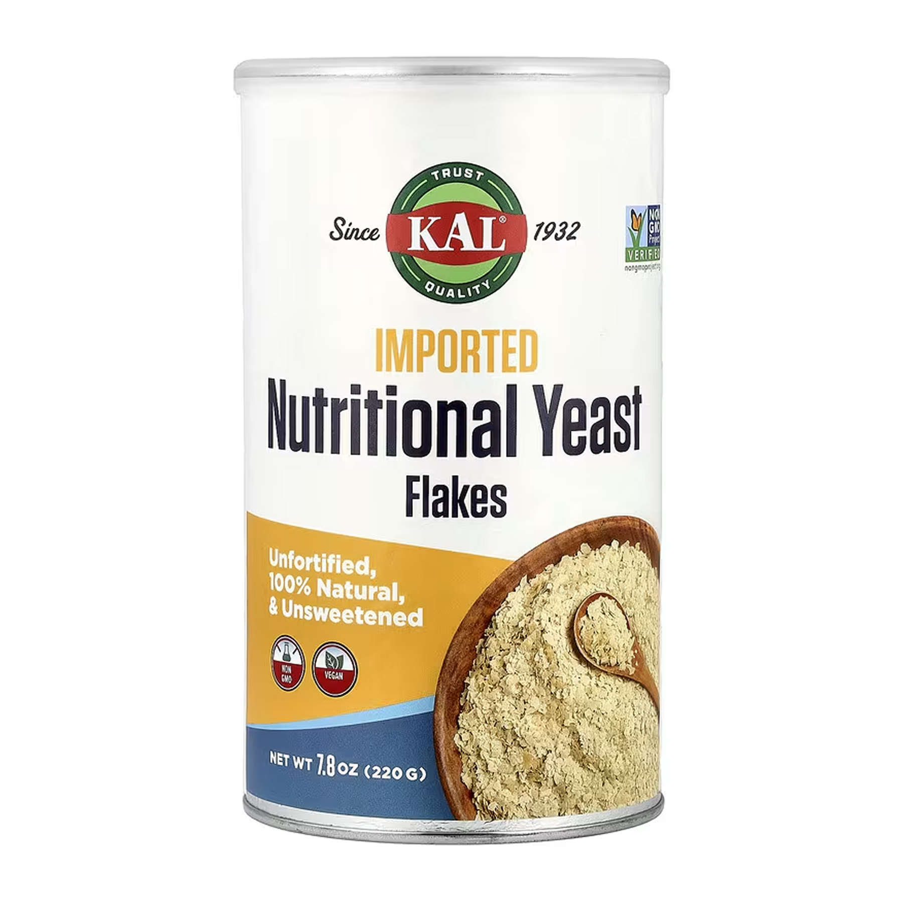 Харчові дріжджі, Kal Nutritional Yeast Fine Flakes, 220 г