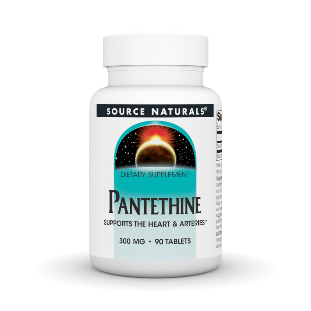 Пантетін, Source Naturals Pantethine, 300 мг, 90 таблеток