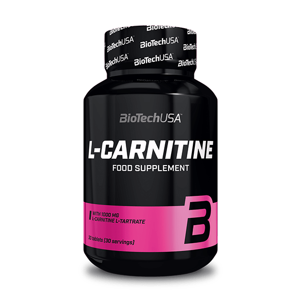 Л-карнітин для жироспалювання, BioTech L-Carnitine, 1000 мг, 30 таблеток