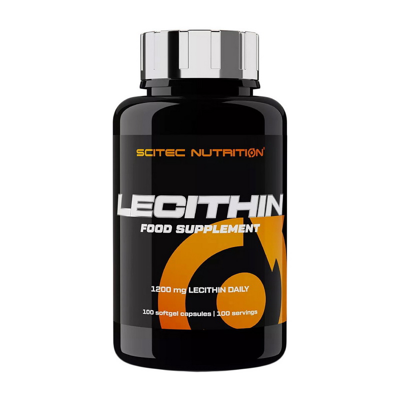Лецитин, Scitec Nutrition Lecithin, 1200 мг, 100 капсул