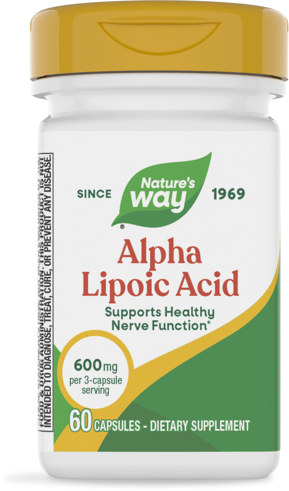 Альфа-ліпоєва кислота, Nature's Way Alpha Lipoic Acid, 200 мг, 60 капсул