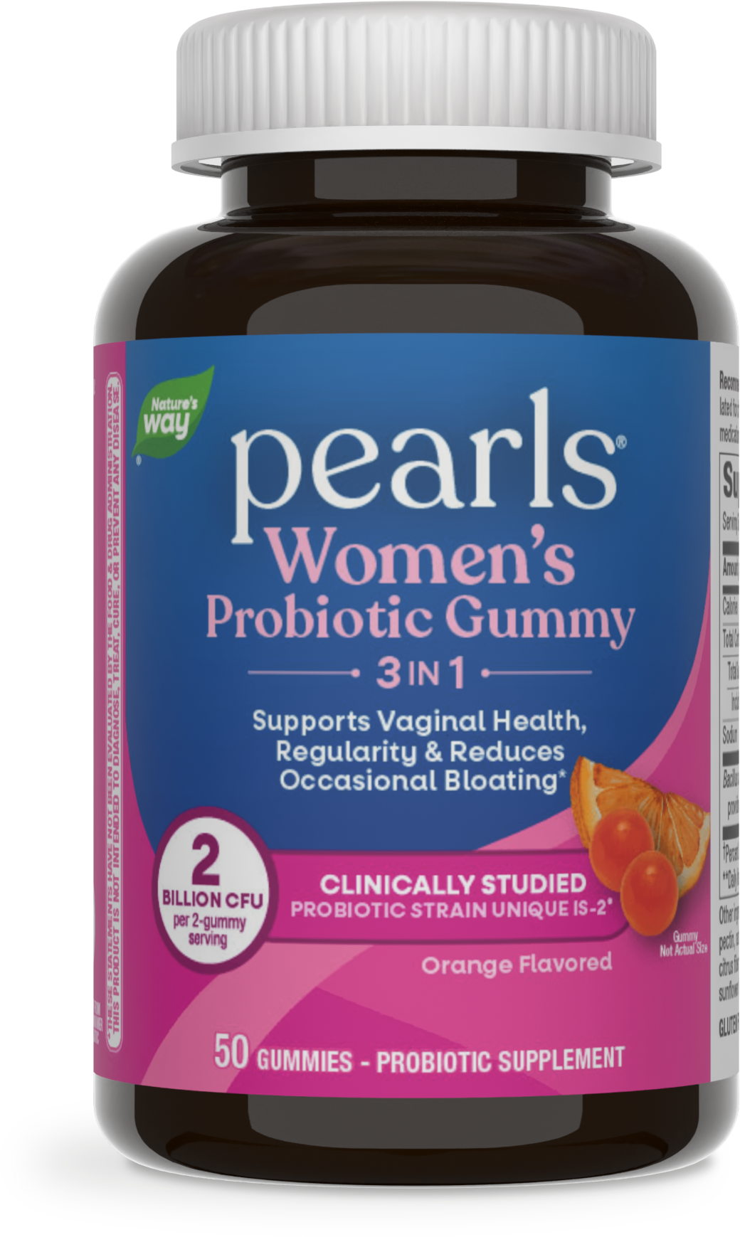 Пробіотики для жінок, Nature's Way Women's Probiotic, 50 жувальних цукерок (Апельсин)