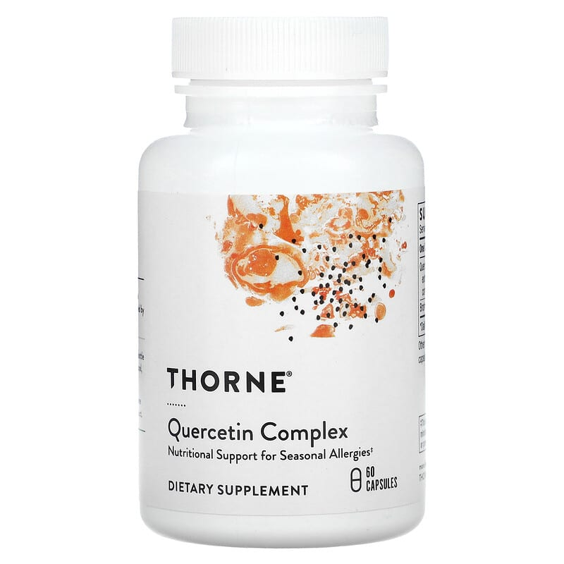 Кверцетин, Quercenase, Thorne, 60 капсул