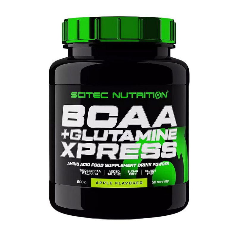 BCAA та глютамін, Scitec Nutrition BCAA + Glutamine Xpress, 600 г (Лайм)