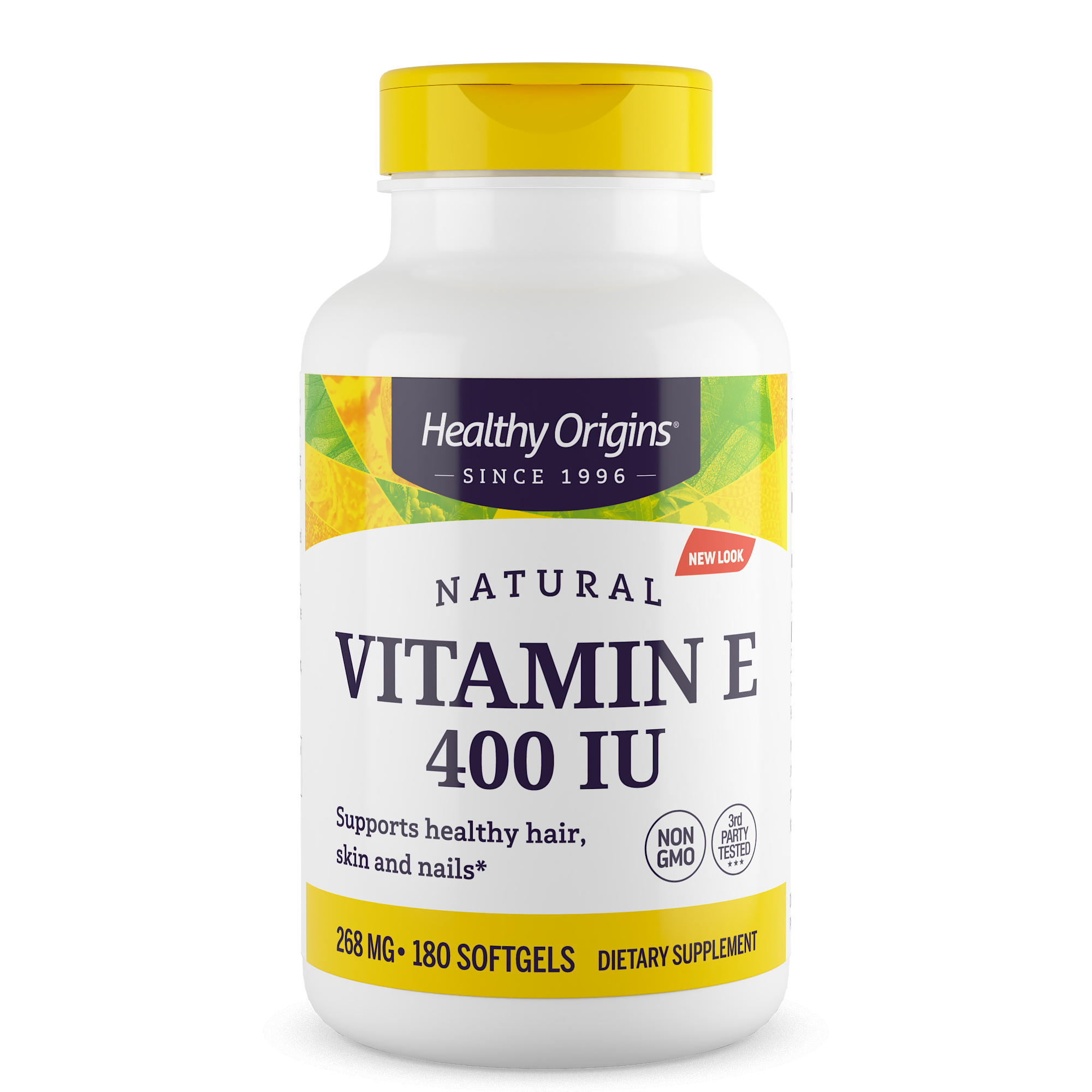 Вітамін Е, Vitamin E, Healthy Origins, 400 МО, 180 капсул