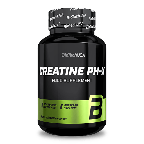 Креатин буферизований, BioTech Creatine pH-X, 90 капсул