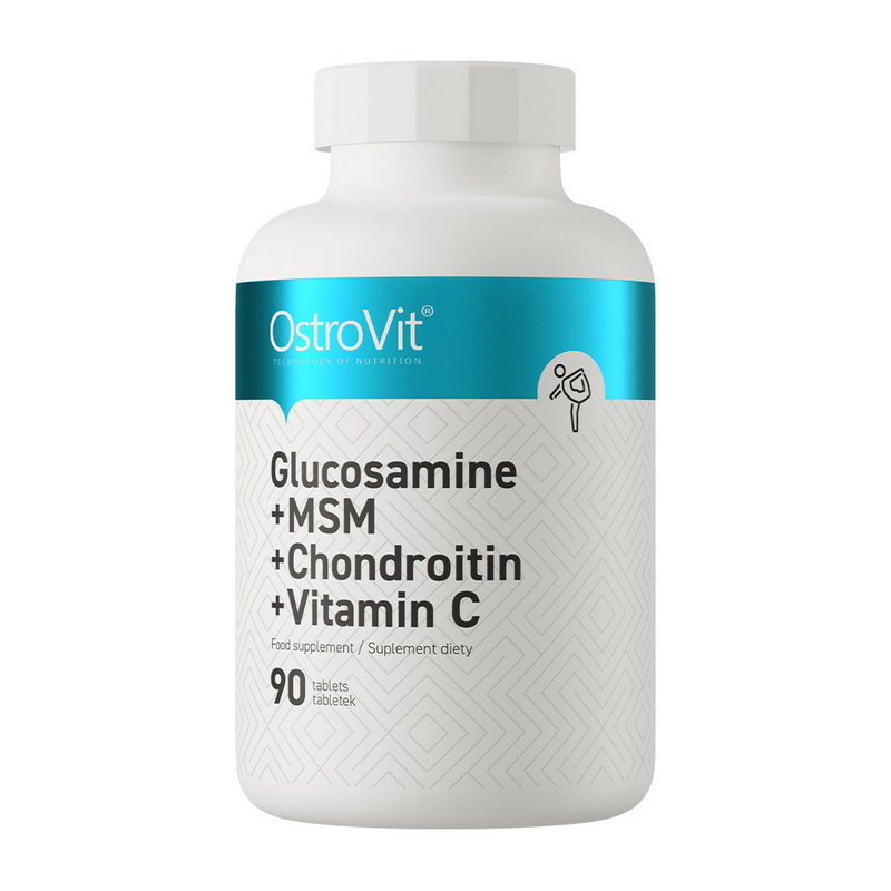 OstroVit Glucosamine + MSM + Chondroitin + Vitamin C (90 tabs)