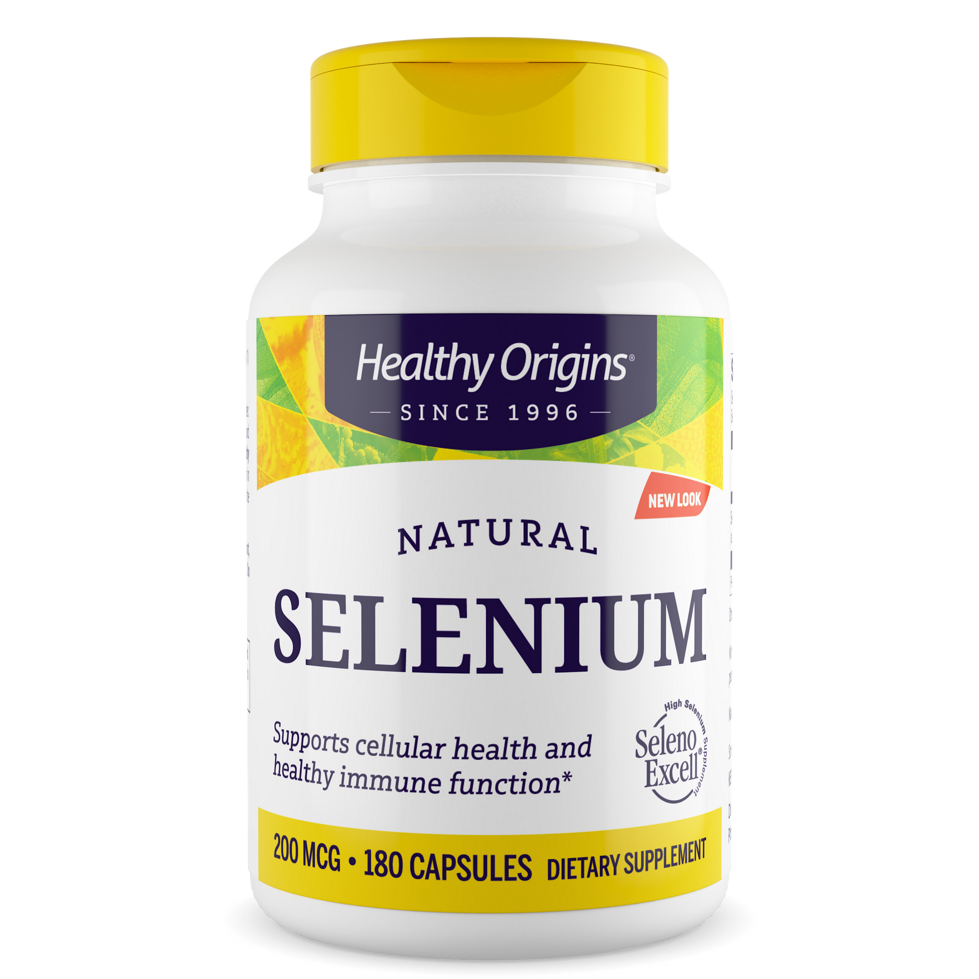 Селен, Healthy Origins Seleno Excell, 200 мкг, 180 капсул