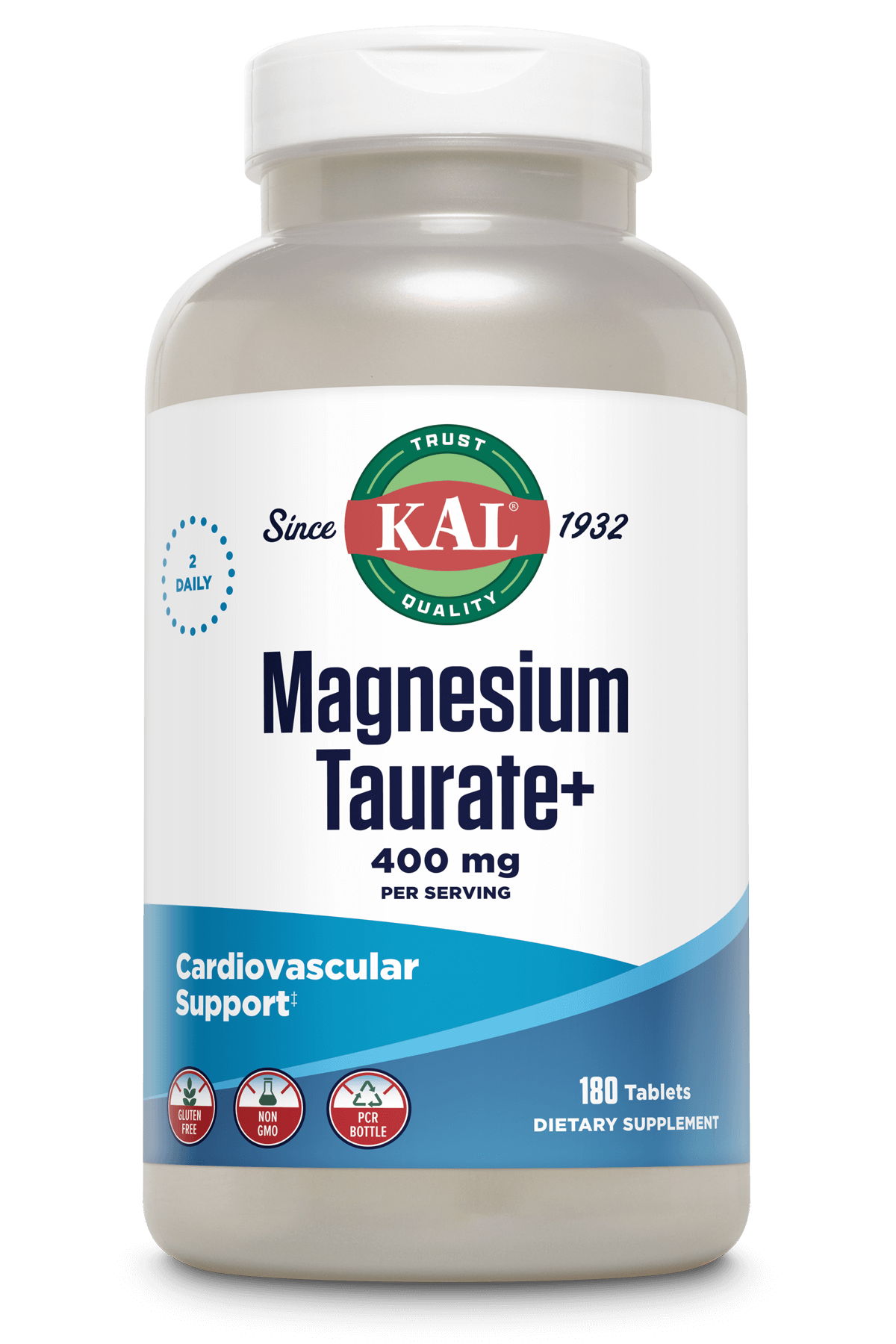 Таурат магнію, Kal Magnesium Taurate, 400 мг, 180 таблеток