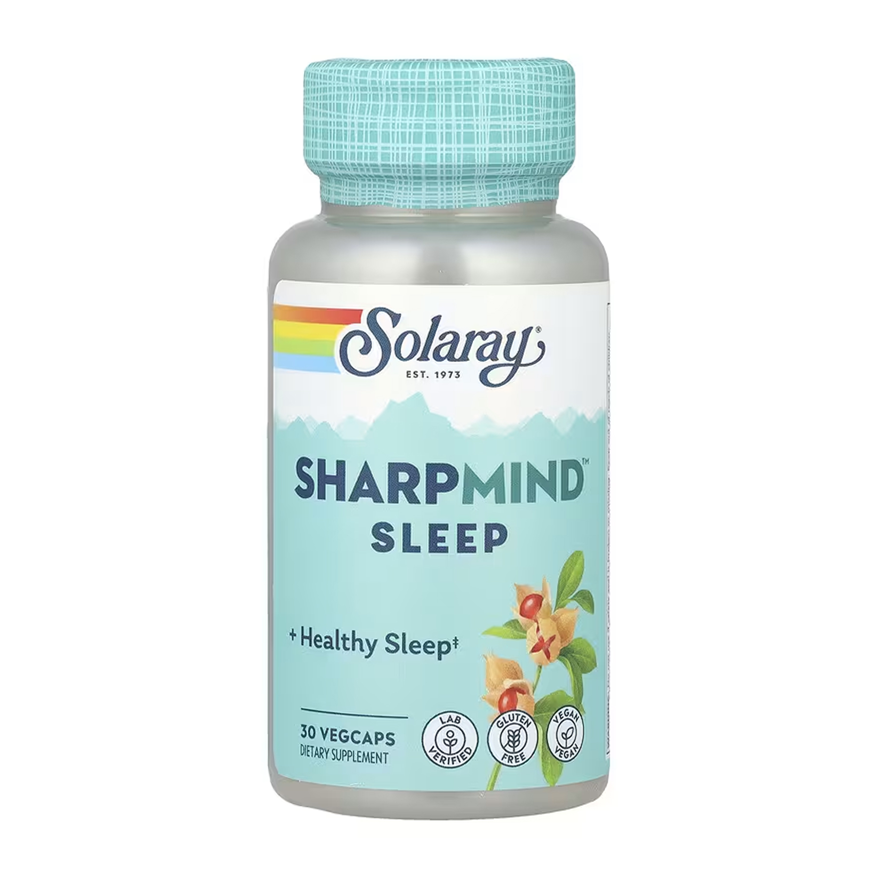 Засіб для покращення сну, Solaray SharpMind Sleep, 30 вегетаріанських капсул