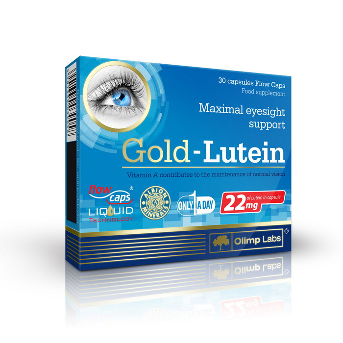 Лютеїн, Olimp Nutrition Gold-Lutein, 30 капсул