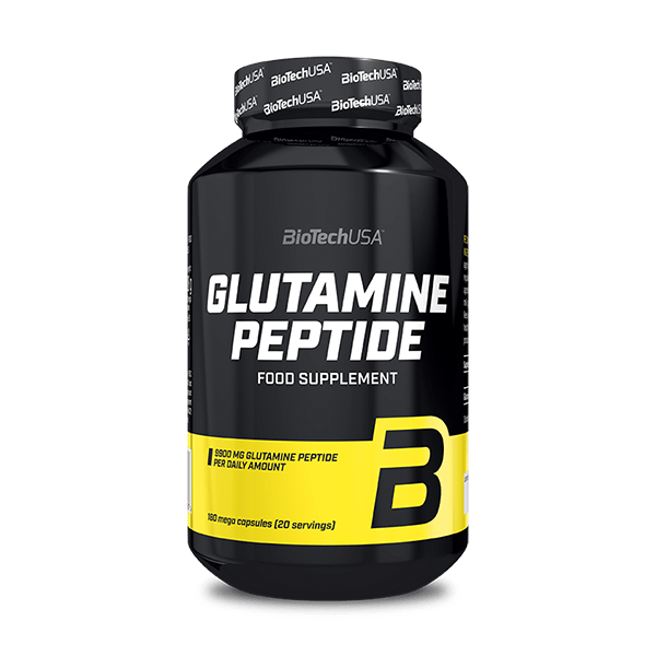 Глютамін, BioTech Glutamine Peptide, 180 капсул