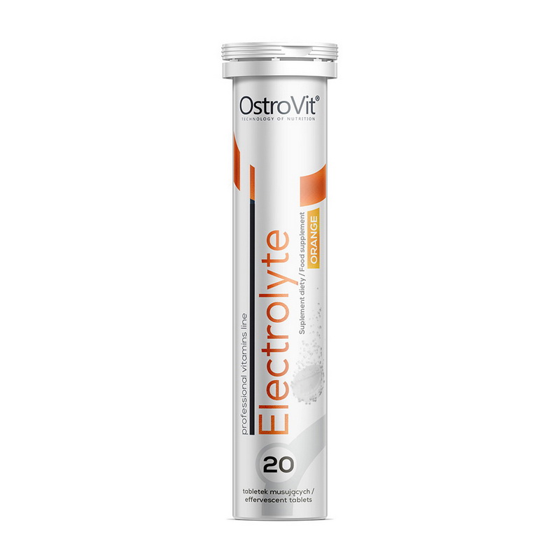 Електроліти, OstroVit Electrolyte, 20 таблеток (Апельсин)