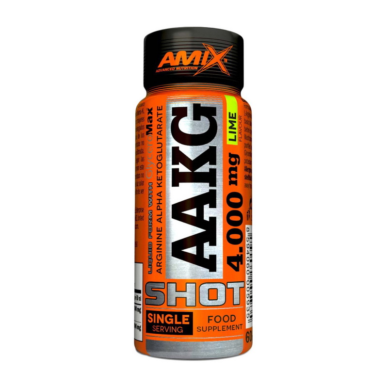 Амінокислотний комплекс AAKG, Amix AAKG Shot, 60 мл (Лайм)