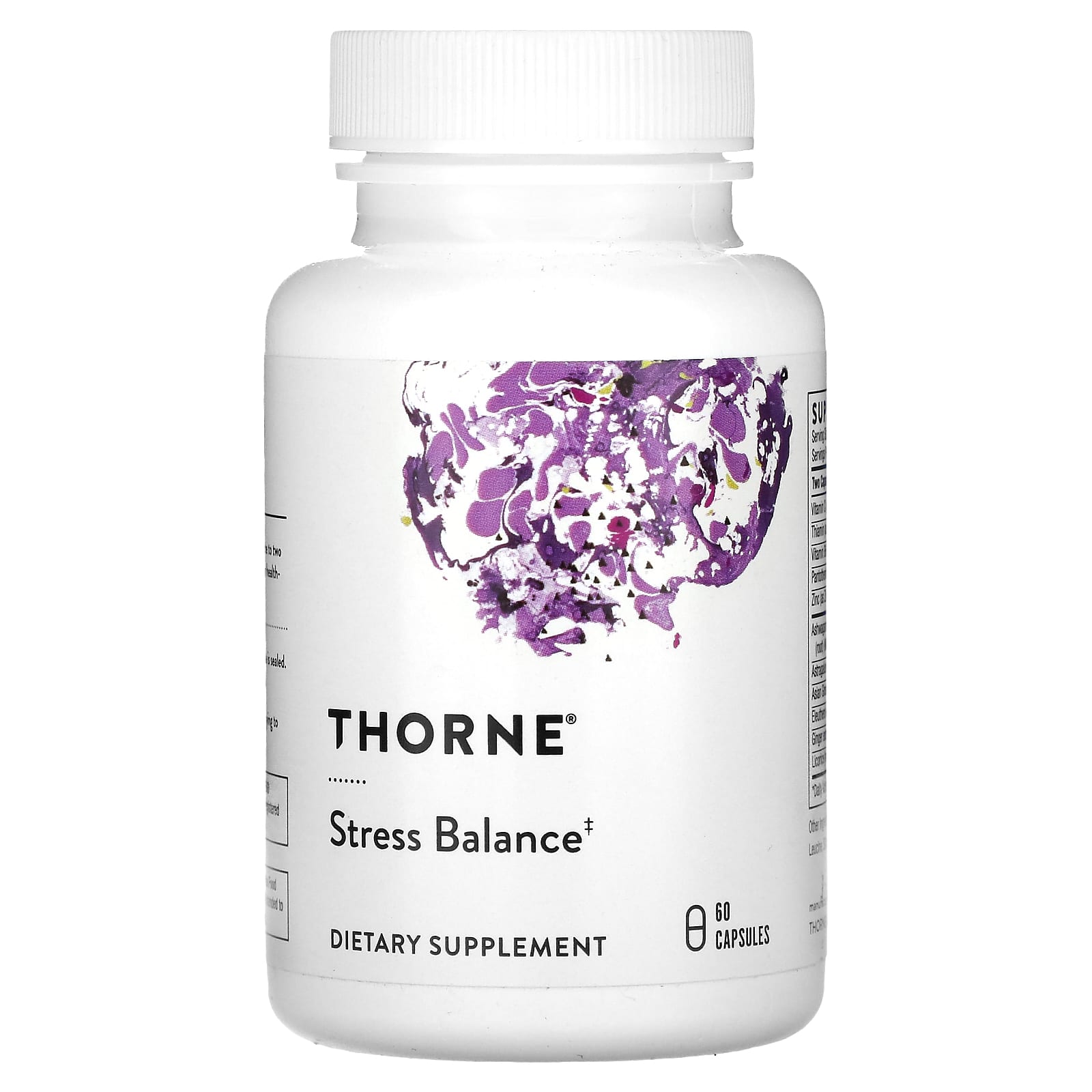 Комплекс для підтримки при стресі, Thorne Research Stress Balance, 60 капсул