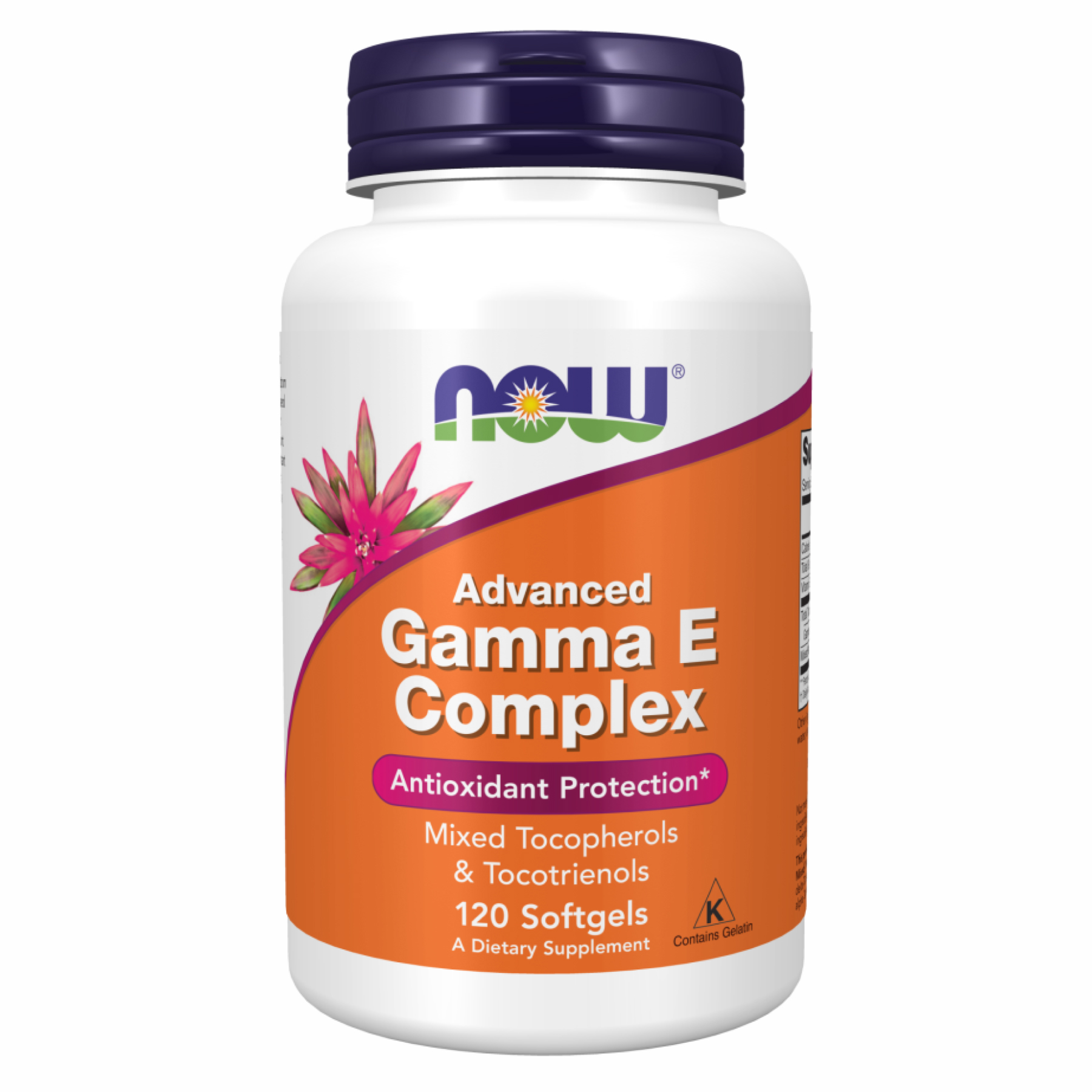 Вітамін Е комплекс, Now Foods Gamma E Complex, 120 м'яких капсул