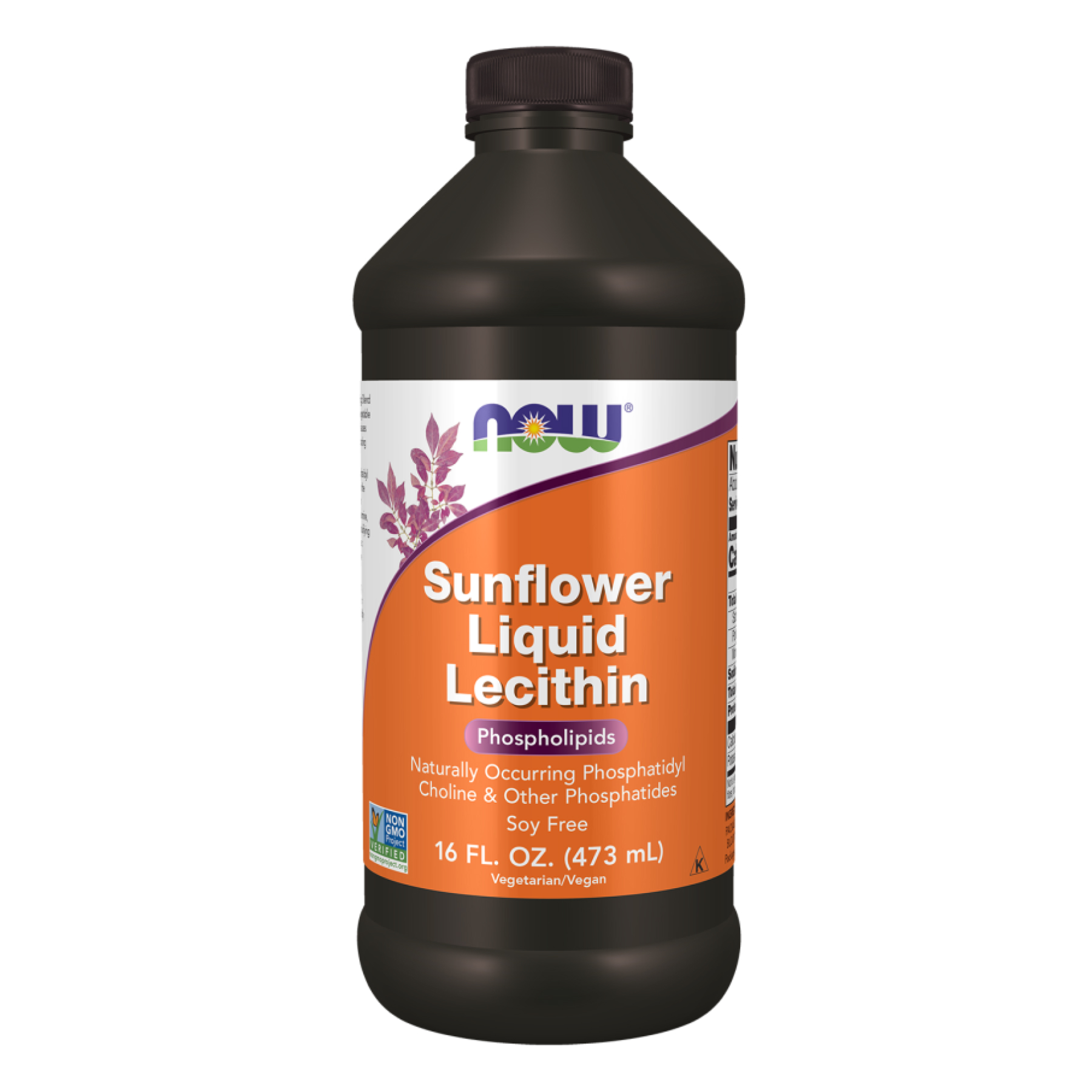 Лецитин соняшниковий рідкий, Now Foods Sunflower Liquid Lecithin, 473 мл