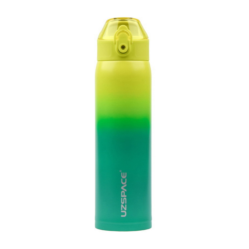 UZSPACE Uzspace X4 Gradient Waterboottle 4201 (500 ml, yellow/green)