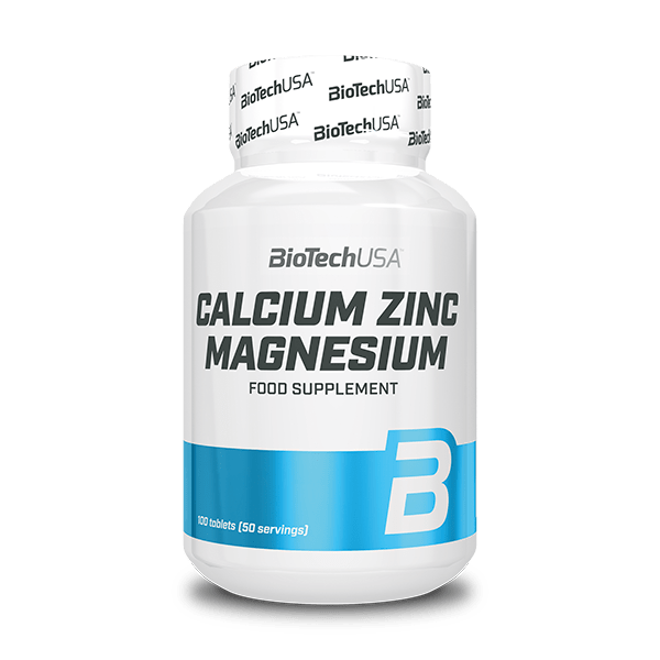 Кальцій, цинк та магній, BioTech Calcium Zinc Magnesium, 100 таблеток