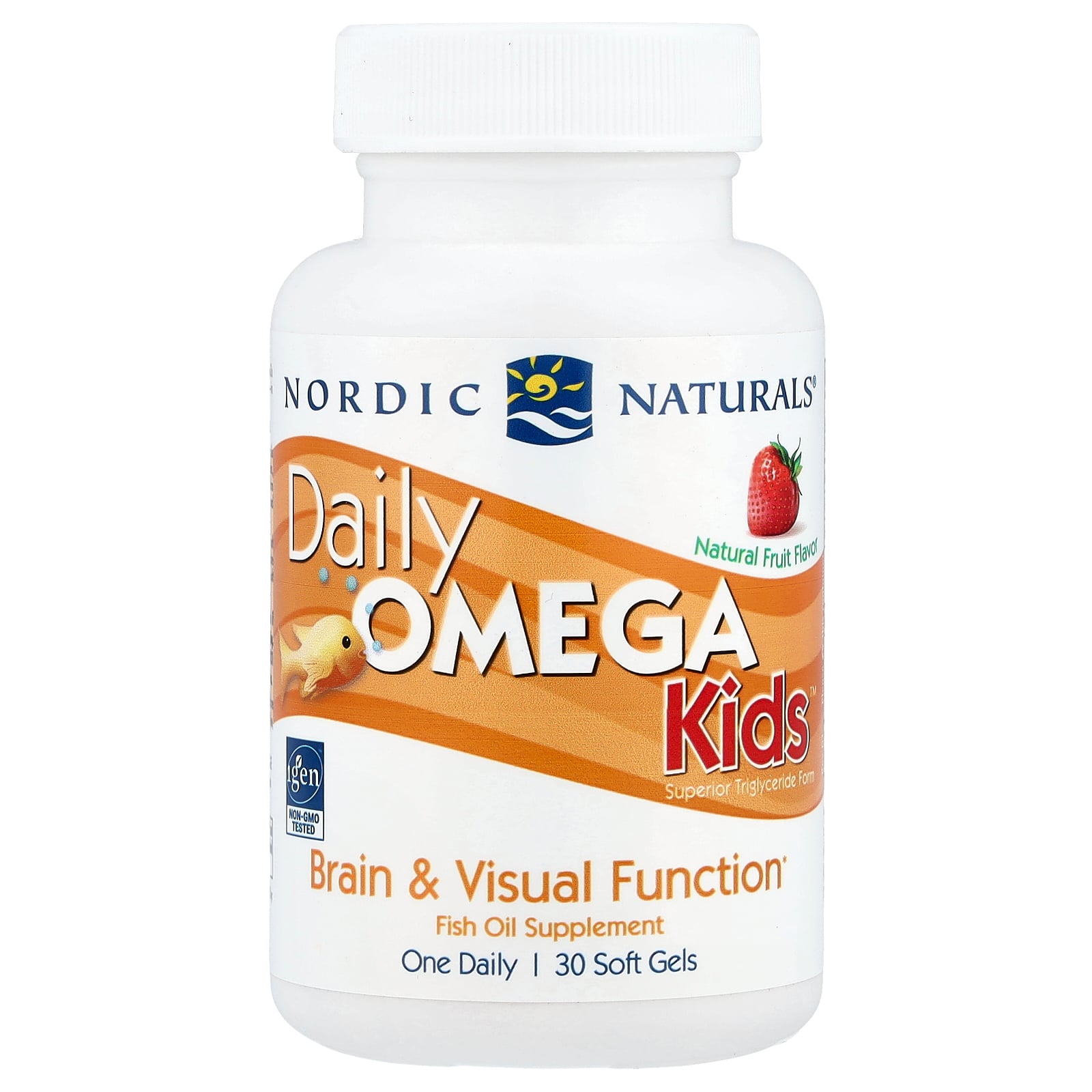Омега-3 для дітей, Nordic Naturals Daily Omega Kids, 30 м'яких капсул (Фрукти)