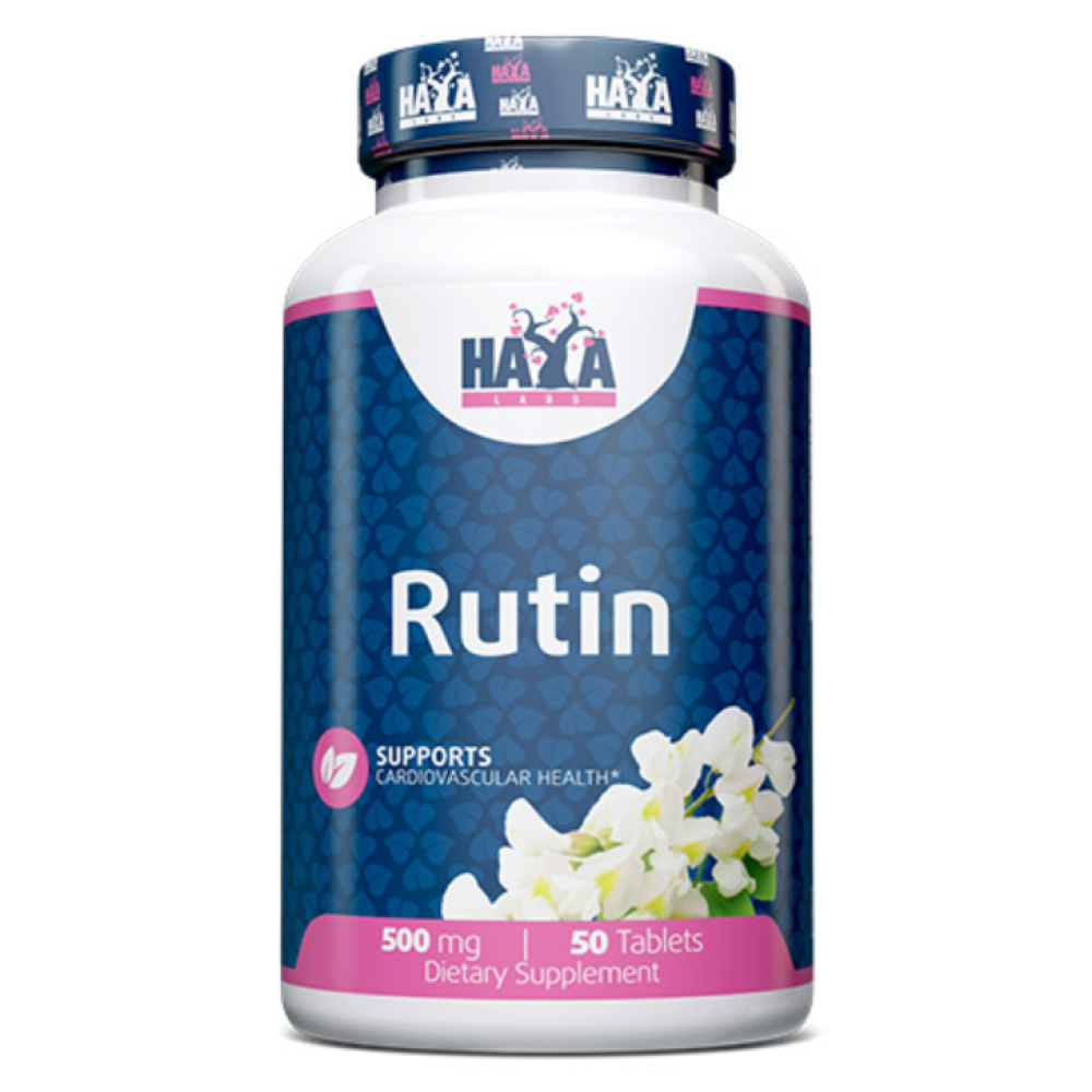 Рутин, Haya Labs Rutin, 500 мг, 50 таблеток