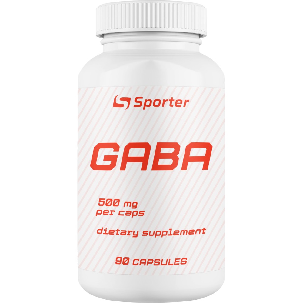 ГАМК (GABA), Sporter Gaba 750 mg, 90 капсул