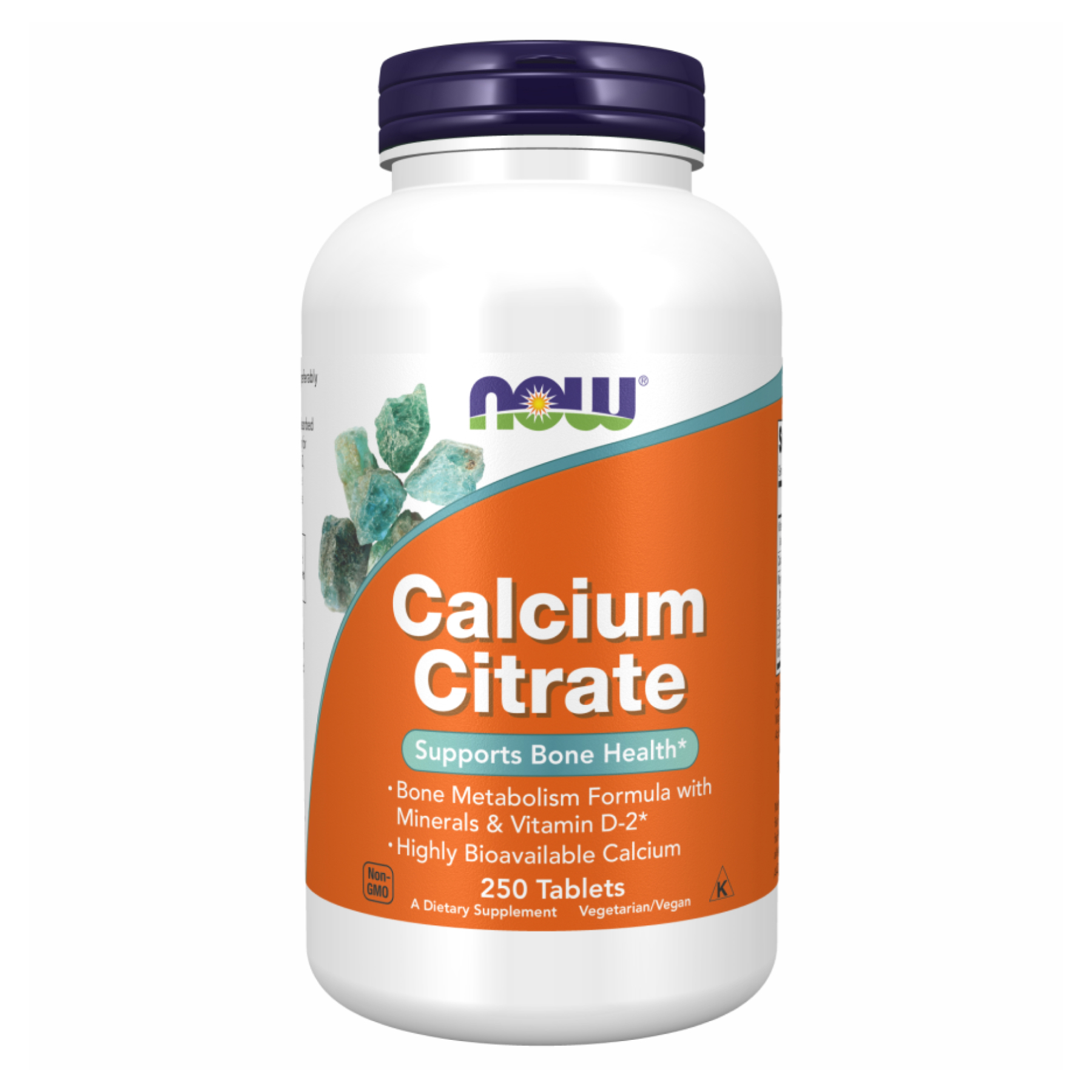 Цитрат кальцію з мінералами, Calcium Citrate, Now Foods, 250 таблеток