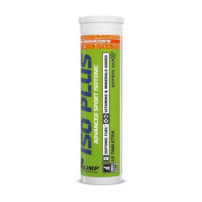 Ізотонік, Olimp Nutrition Iso Plus, 10 шипучих таблеток (Апельсин)
