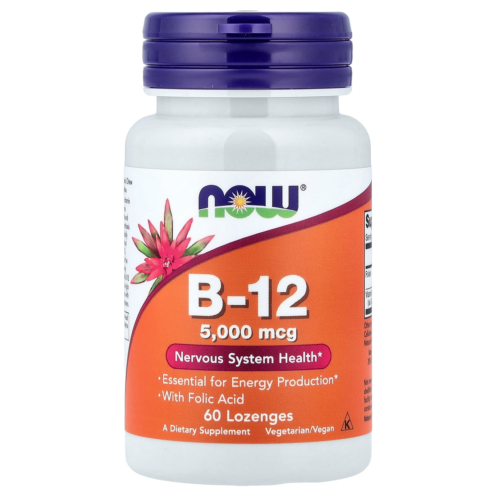 NOW B-12 5000 mсg (60 Lozenges)