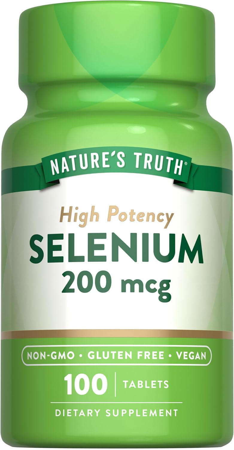 Селен, Nature's Truth Selenium High Potency, 200 мкг, 100 таблеток
