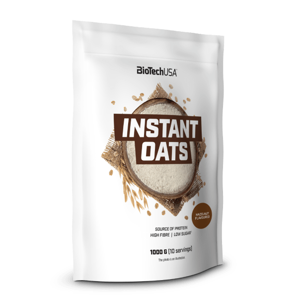 Вівсянка швидкого приготування, BioTech Instant Oats, 1 кг (Фундук)