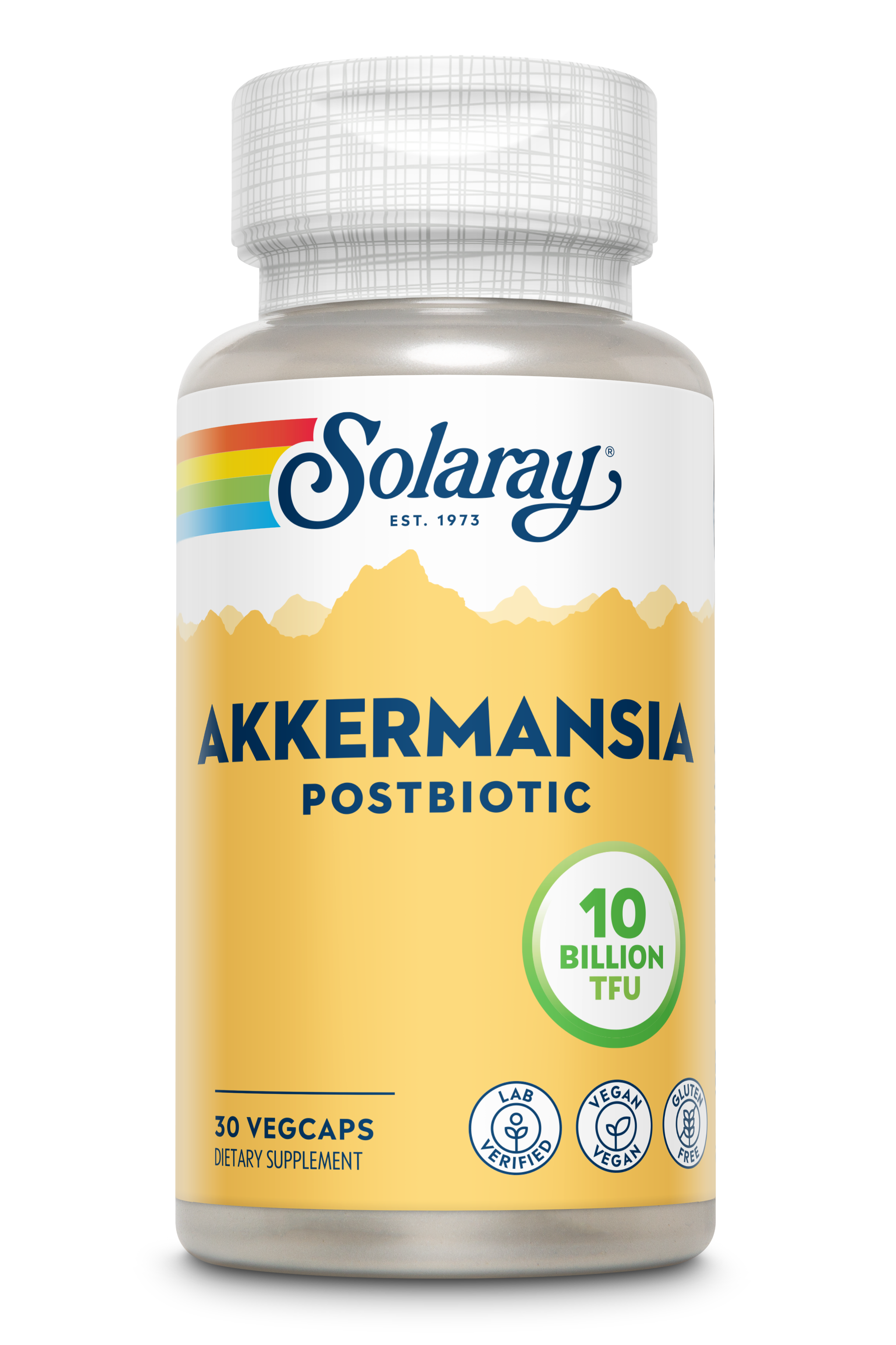 Постбіотик Аккермансія, Solaray Akkermansia Postbiotic, 30 вегетаріанських капсул