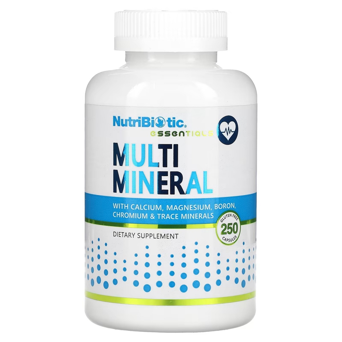 Мультимінеральний комплекс, NutriBiotic Essentials Multi Mineral, 250 капсул