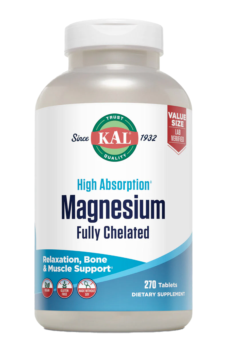 Магній хелатний, Kal Magnesium Fully Chelated, 270 таблеток