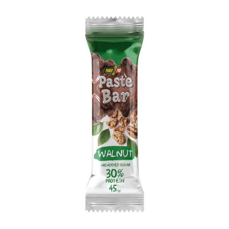 Протеїновий батончик, Power Pro Paste Bar, 45 г (Волоський горіх)