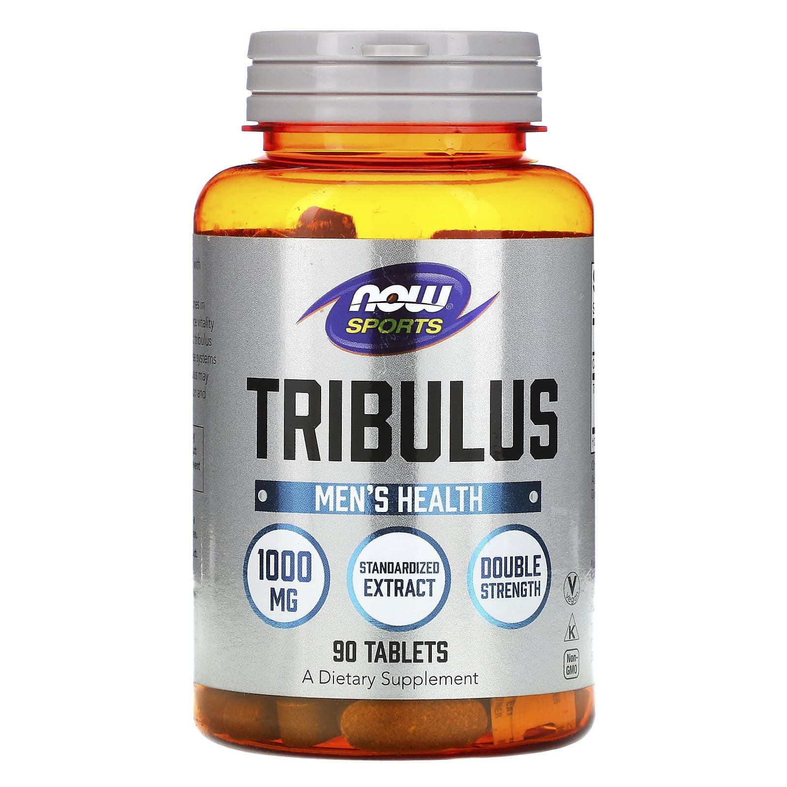 Трибулус, Now Foods Tribulus, 1000 мг, 90 таблеток