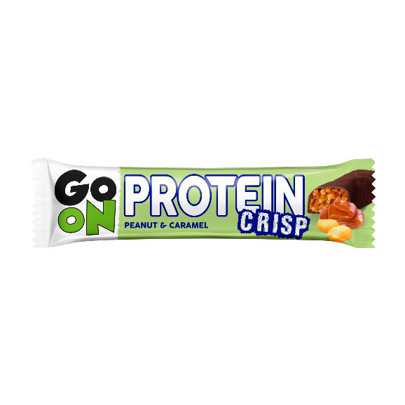 Протеїновий батончик, GoOn Nutrition Protein Crisp, 50 г (арахіс та карамель)