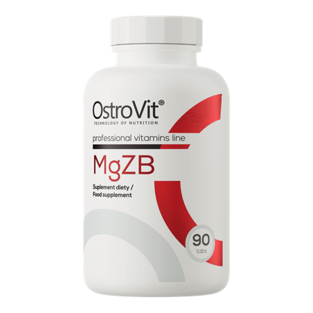 Магній, цинк та вітамін B6, OstroVit MgZB, 90 таблеток