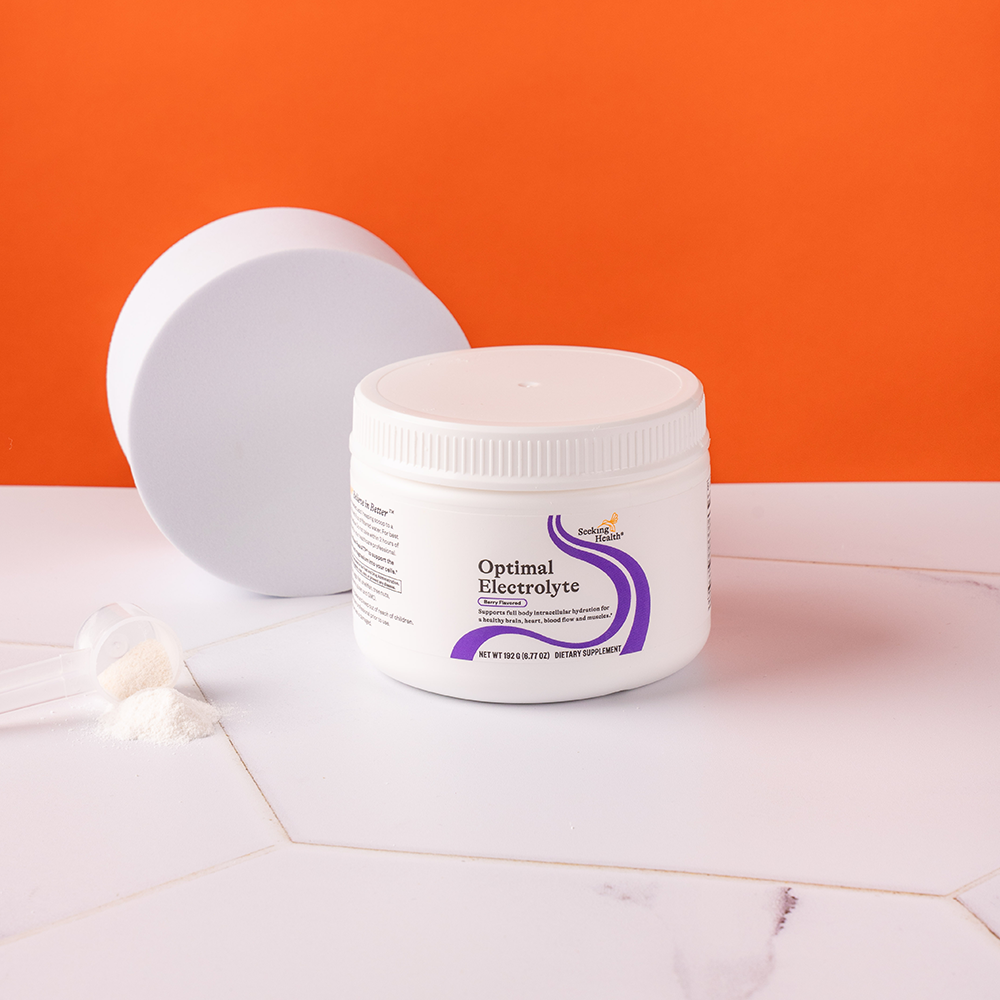Електроліти, ягідний смак, Optimal Electrolyte, Seeking Health, 192 гр