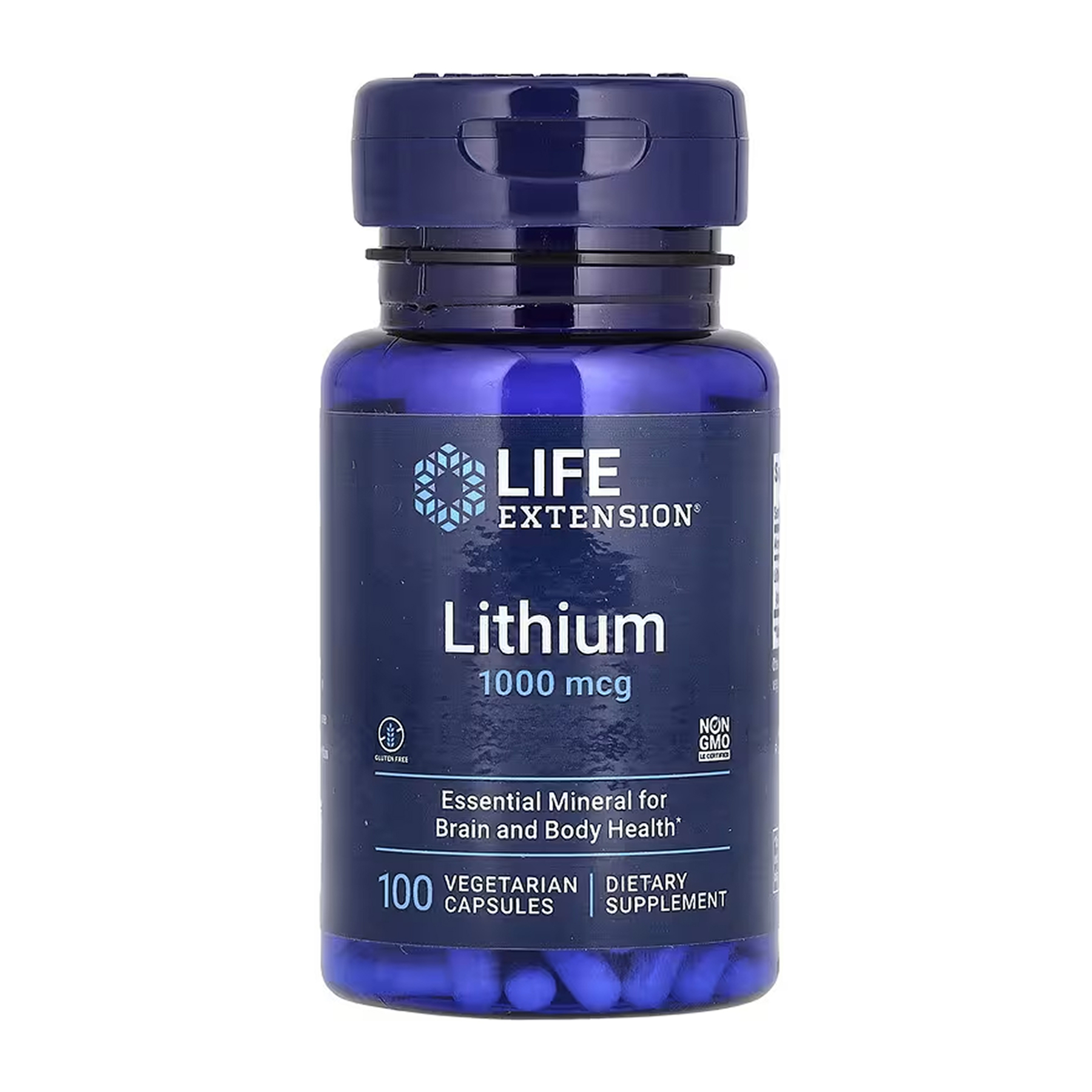 Літій, Life Extension Lithium, 1000 мкг, 100 капсул