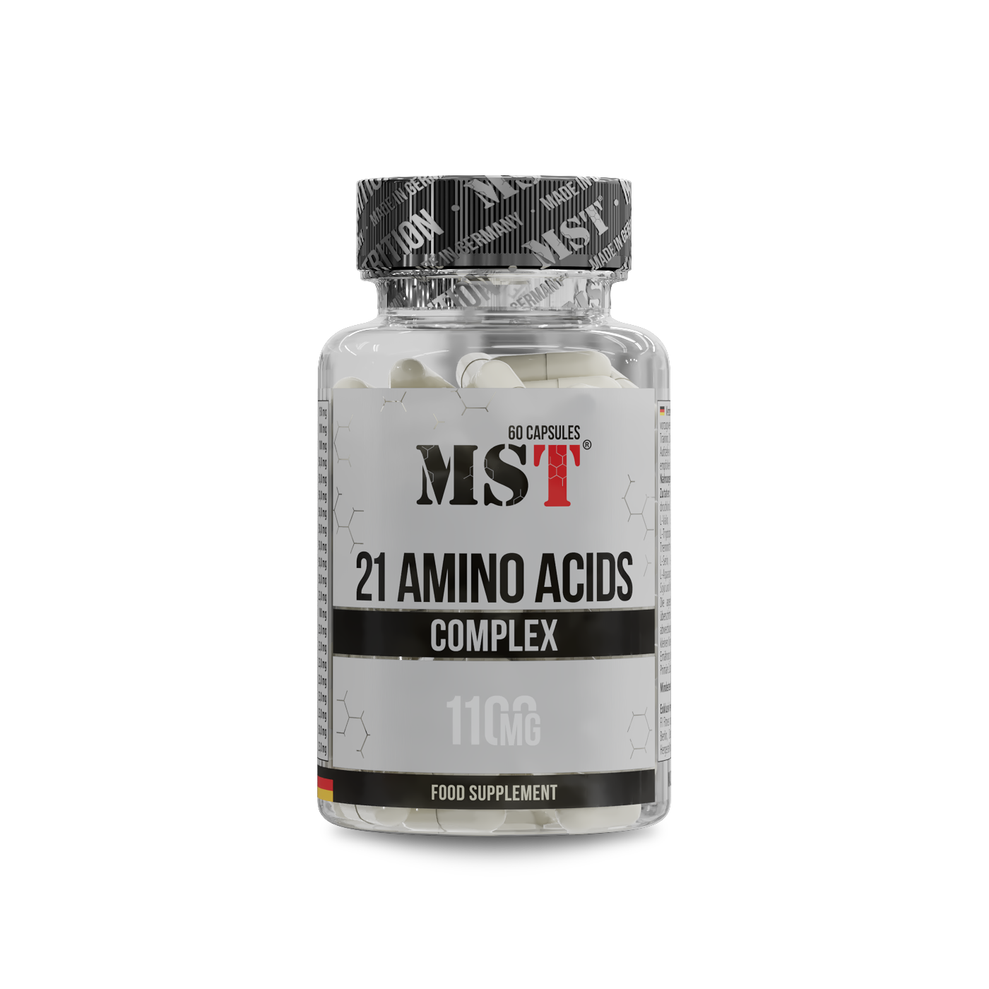 Амінокислотний комплекс, MST 21 Amino Acids Complex, 60 капсул