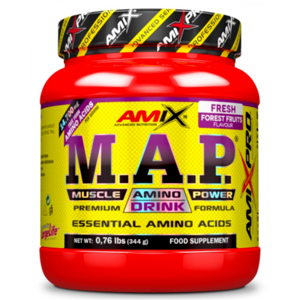 Амінокислотний комплекс, Amix M.A.P., 344 г (Лісові фрукти)