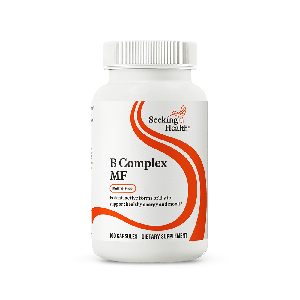 B-Комплекс без метилу, B Complex MF, Seeking Health, 100 капсул