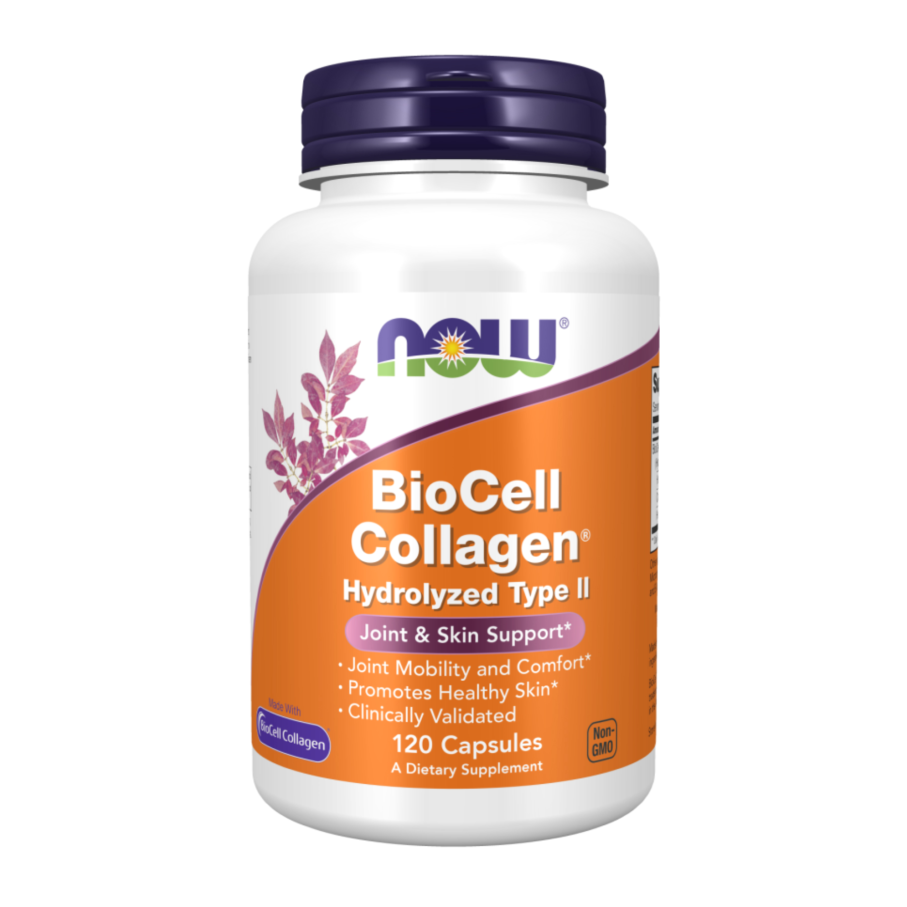 Колаген для здоров'я суглобів, Now Foods BioCell Collagen, 120 вегетаріанських капсул