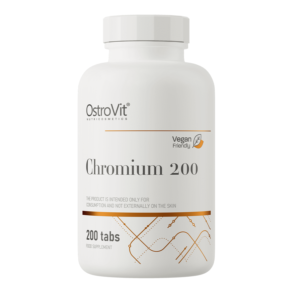 Хром, OstroVit Chromium, 200 мкг, 200 таблеток
