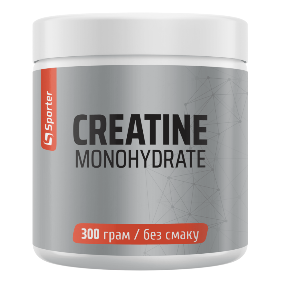 Креатин моногідрат, Sporter Creatine Monohydrate, 300 г
