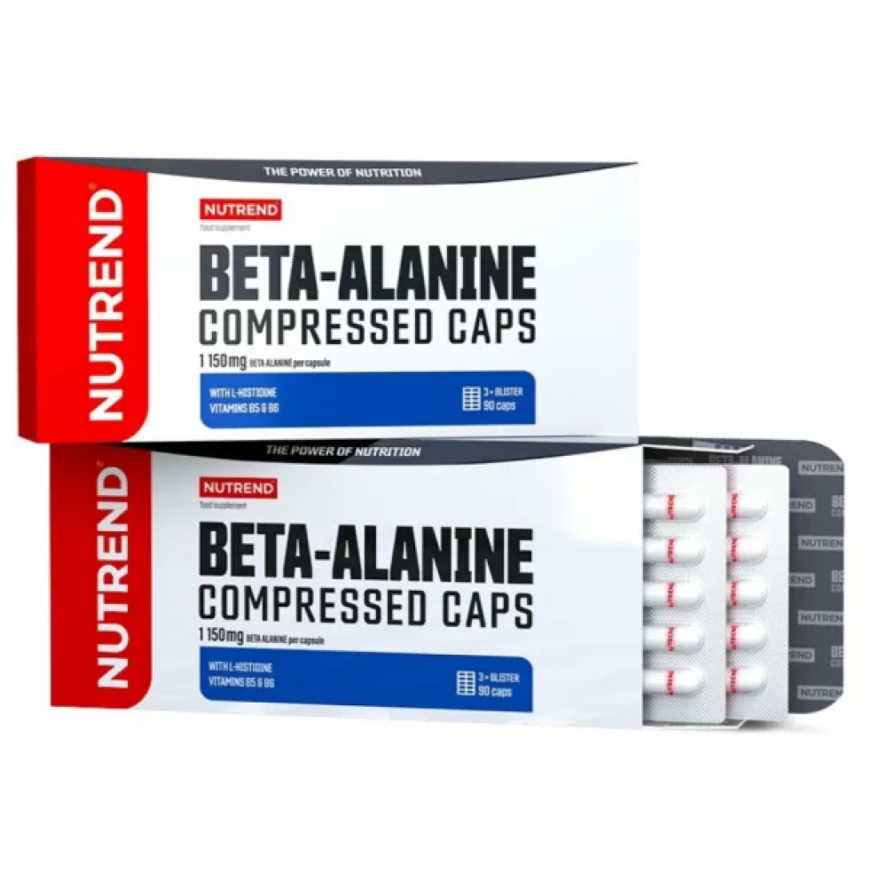 Бета-аланін, Nutrend Beta Alanine, 90 капсул