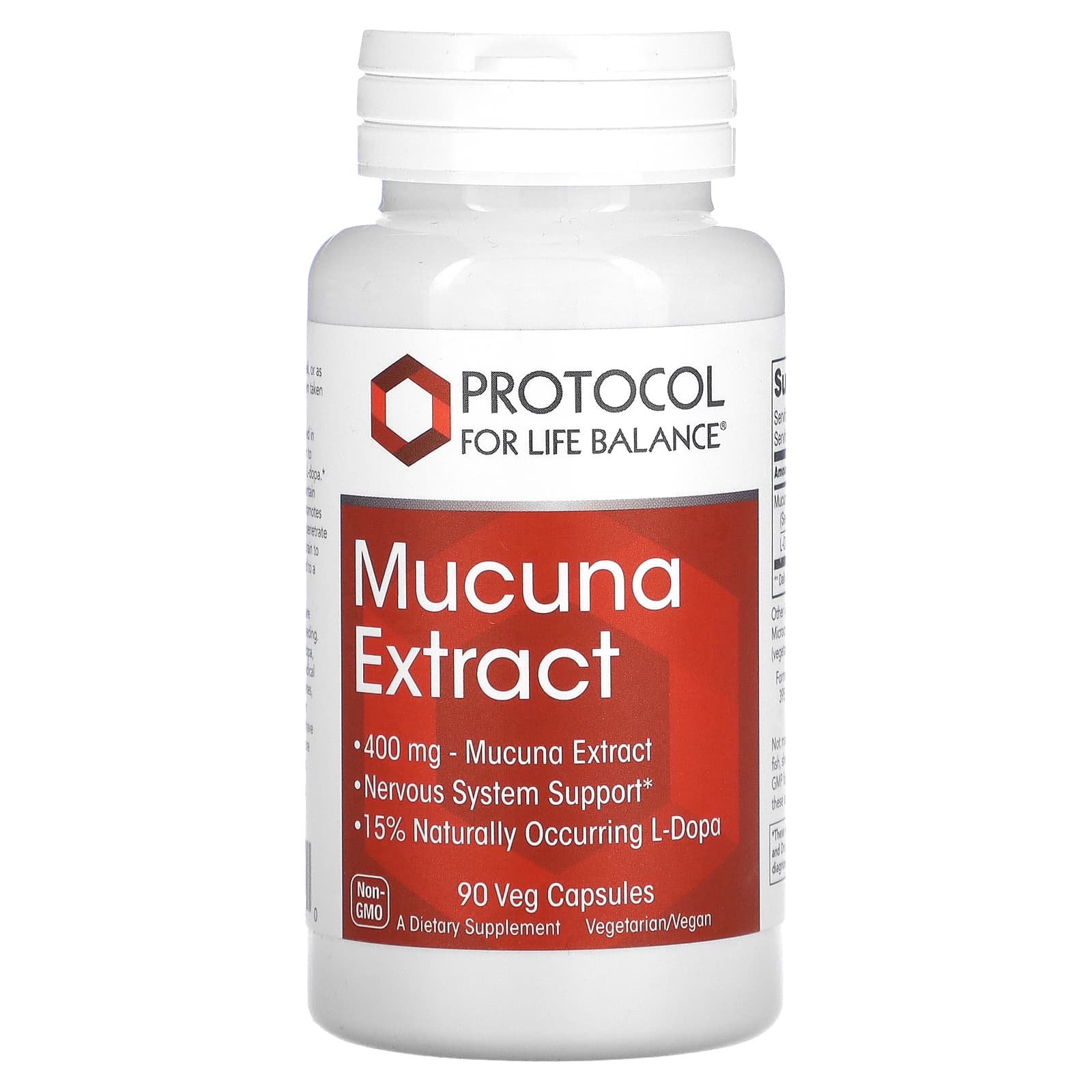 Екстракт мукуни, Solaray Mucuna Extract, 400 мг, 90 вегетаріанських капсул