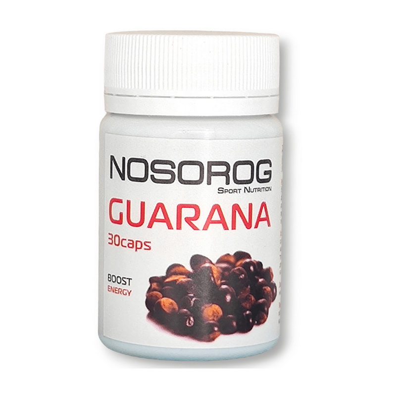 Гуарана для енергії, NOSOROG Guarana, 30 капсул