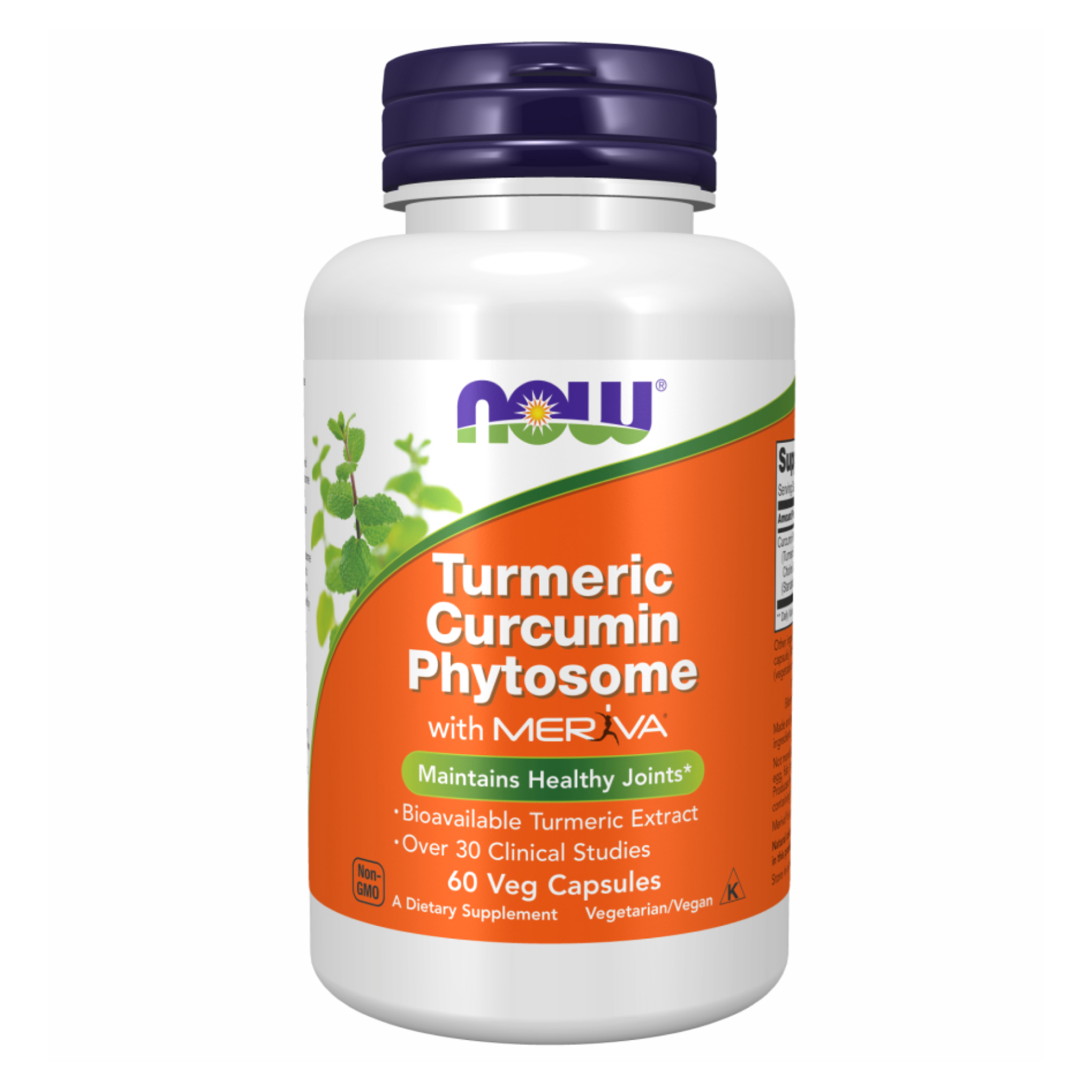 Куркумін фітосома, Turmeric Curcumin Phytosome, Now Foods, 500 мг, 60 вегетаріанських капсул